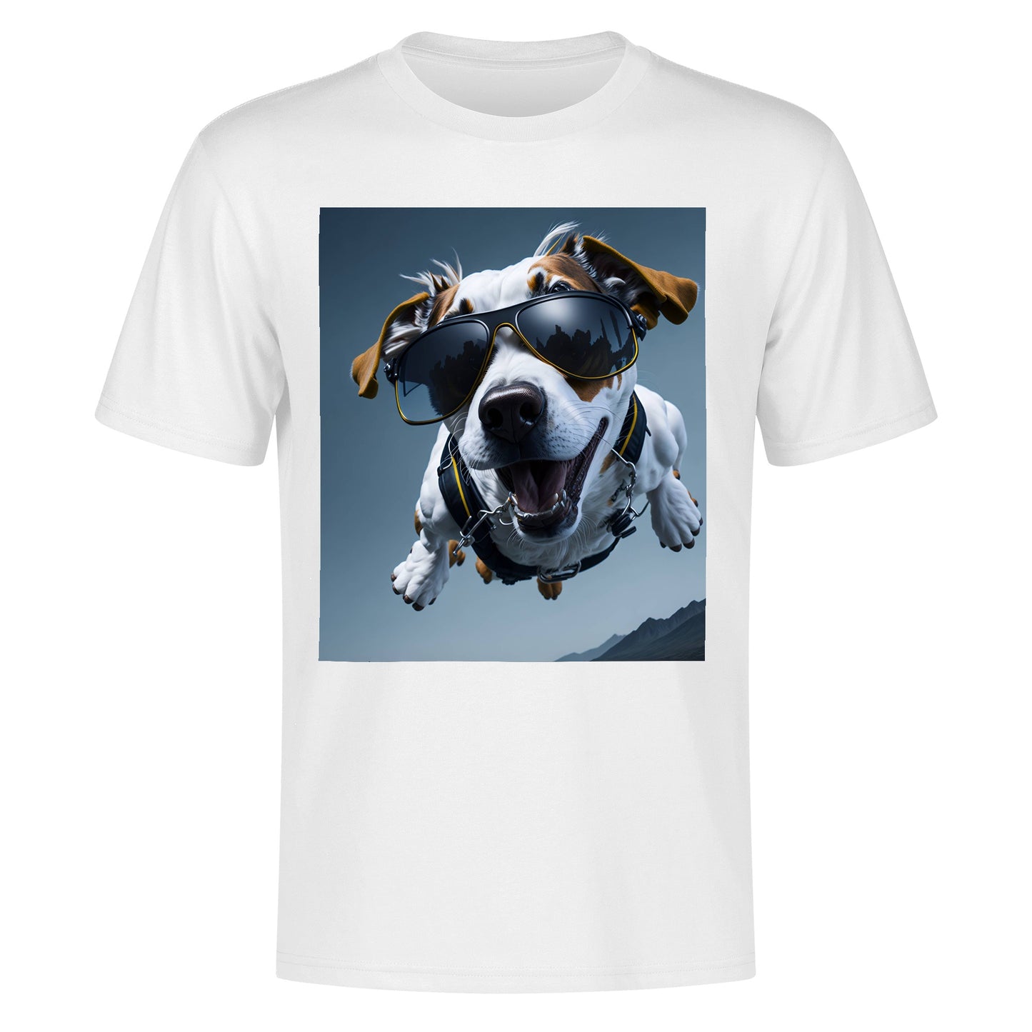 Men's Cotton Front Back Printing T Shirt