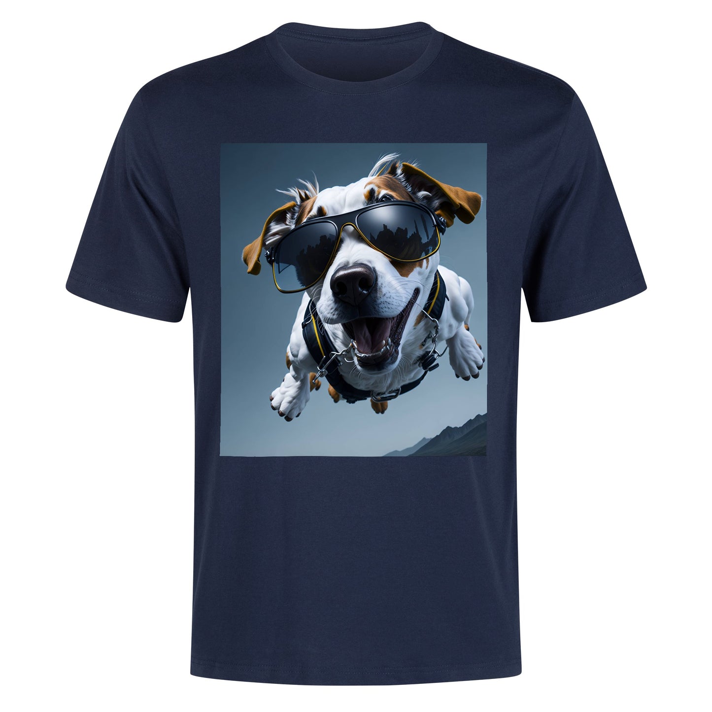 Men's Cotton Front Back Printing T Shirt