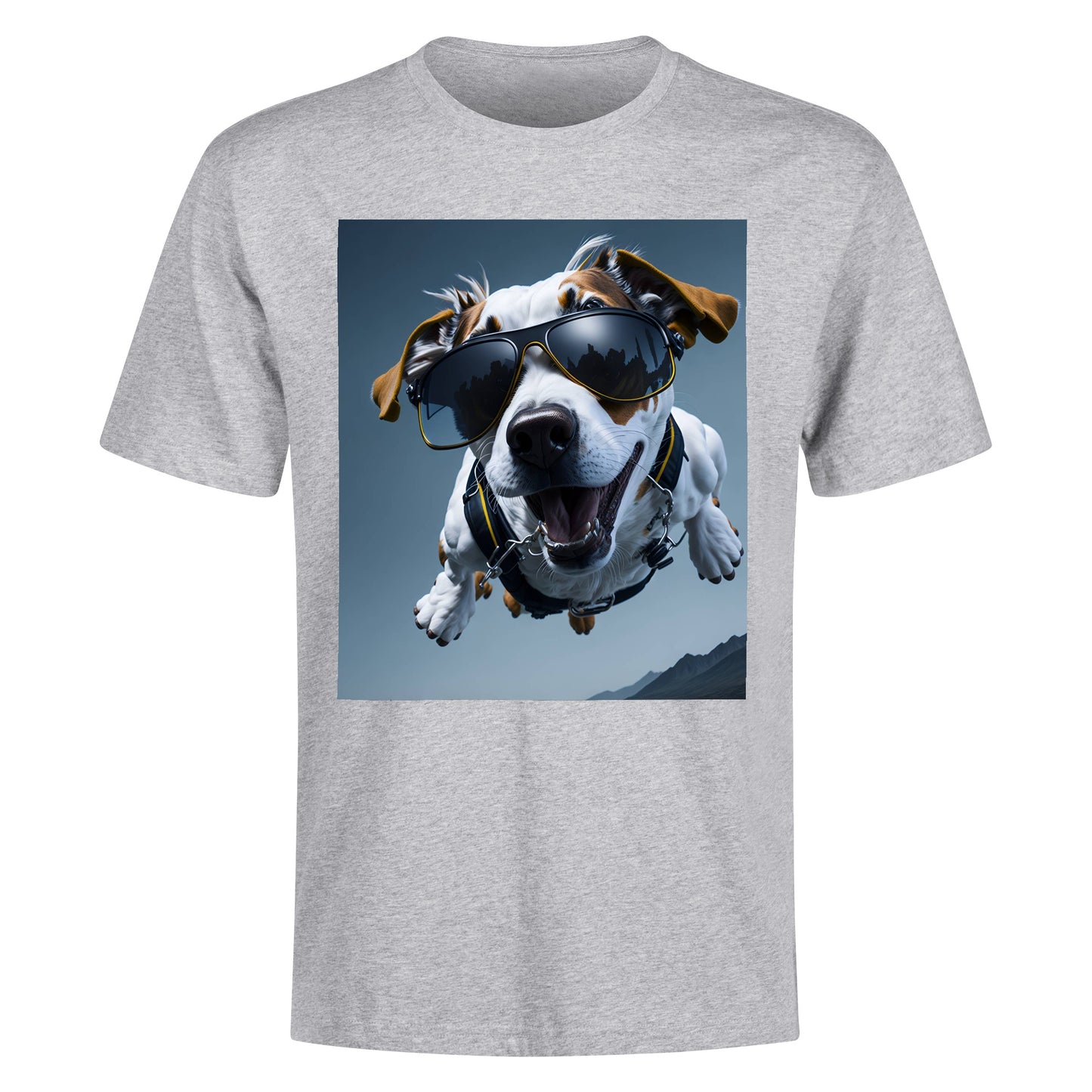 Men's Cotton Front Back Printing T Shirt