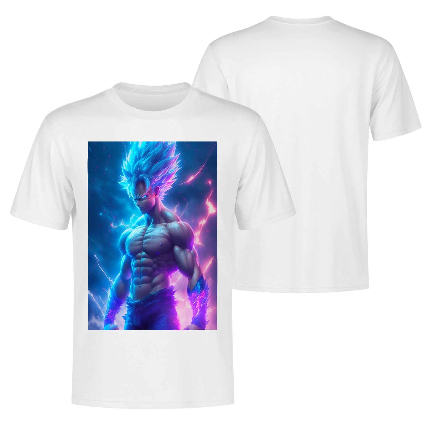 Men's Cotton Front Back Printing T Shirt