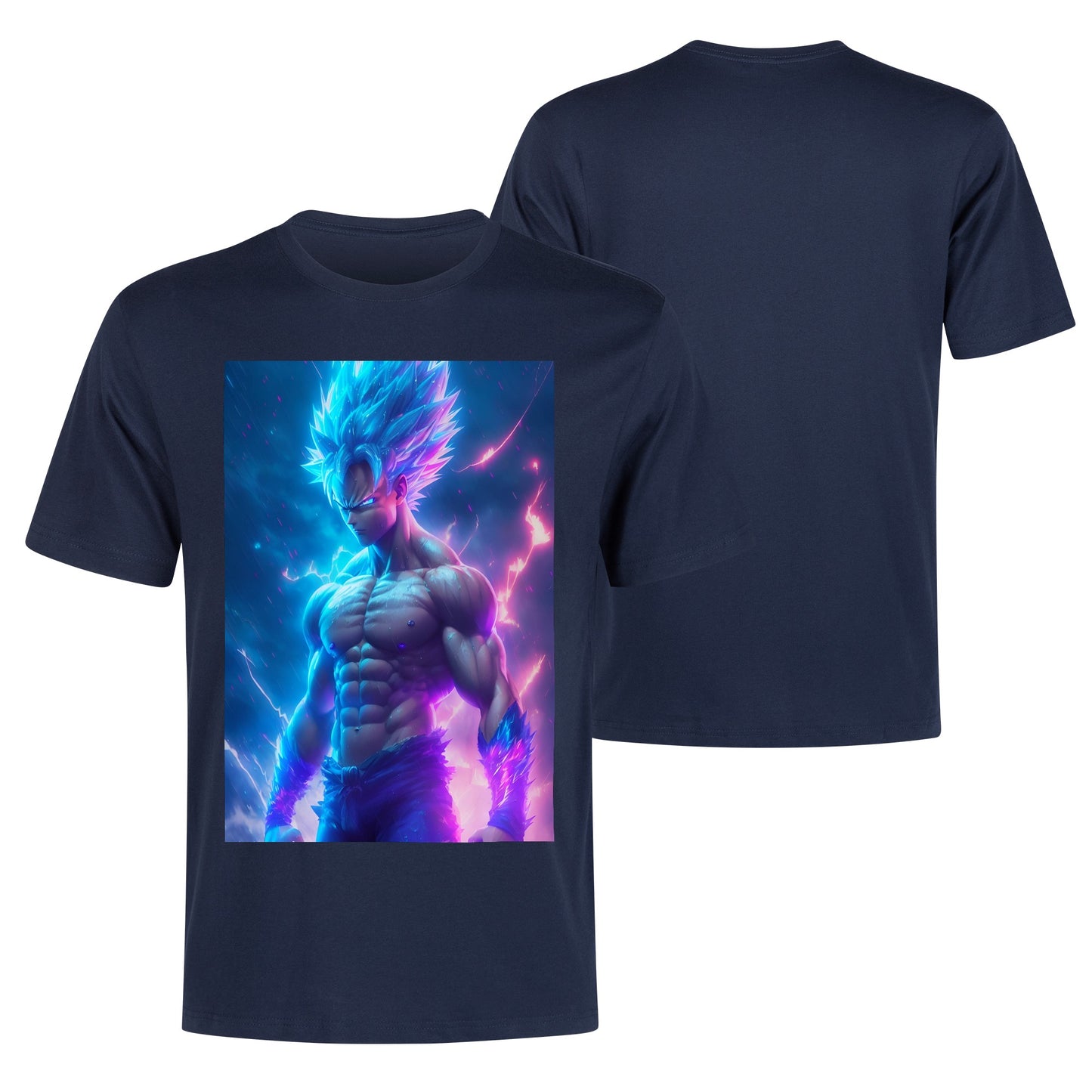Men's Cotton Front Back Printing T Shirt