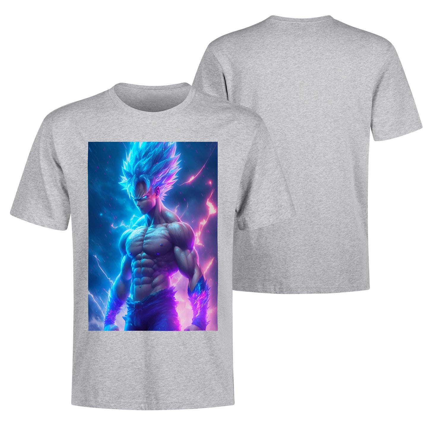 Men's Cotton Front Back Printing T Shirt