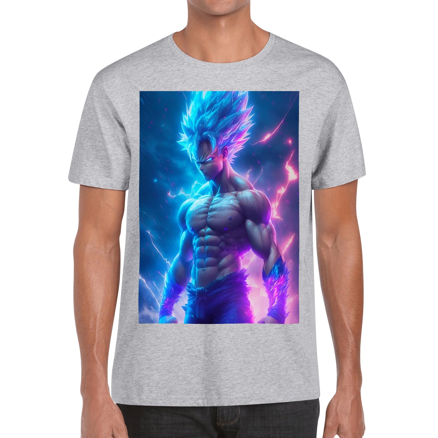 Men's Cotton Front Back Printing T Shirt