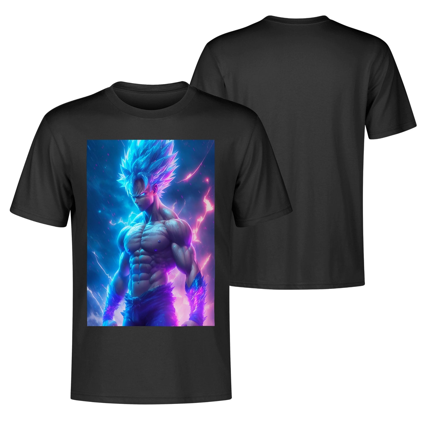 Men's Cotton Front Back Printing T Shirt