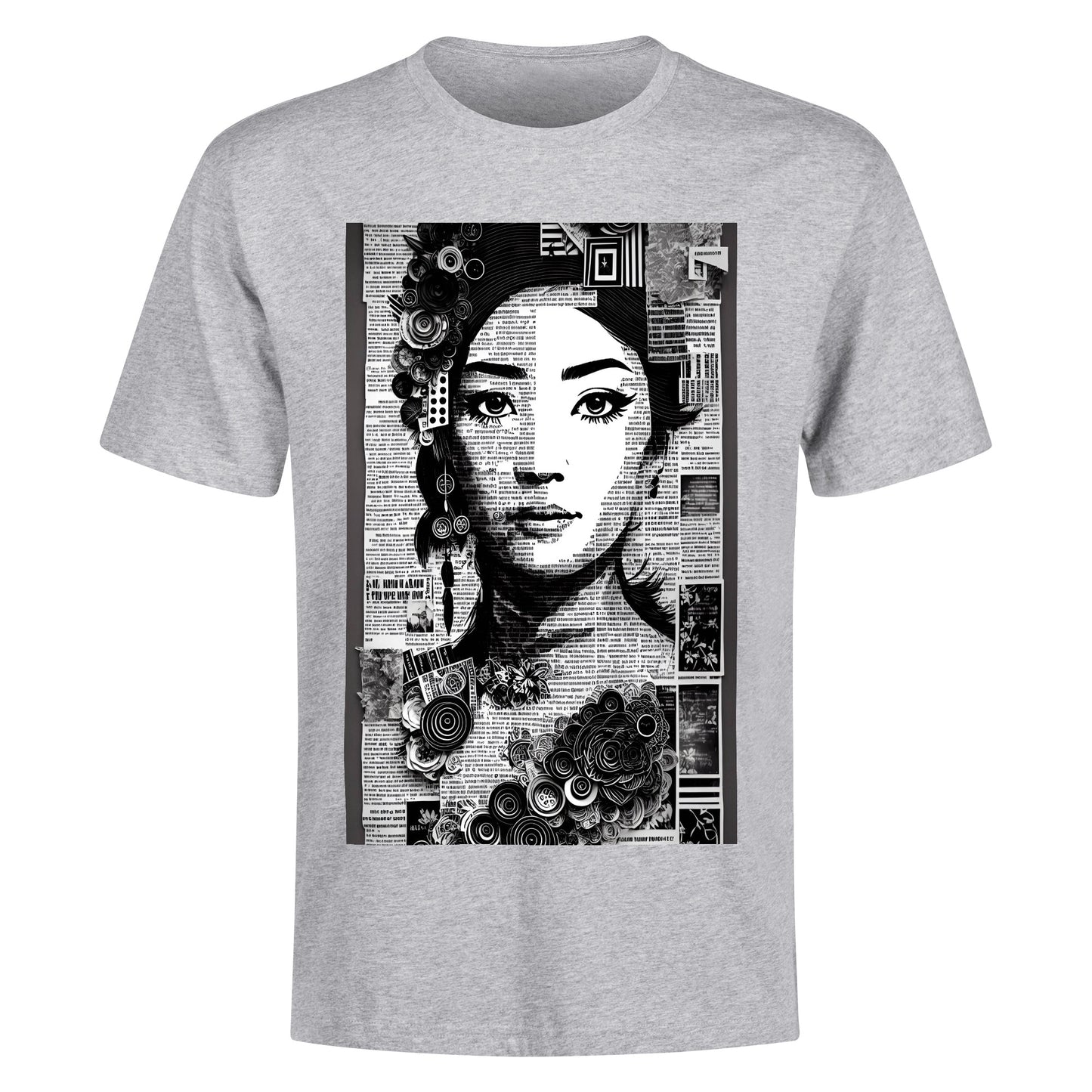 Men's Cotton Front Back Printing T Shirt
