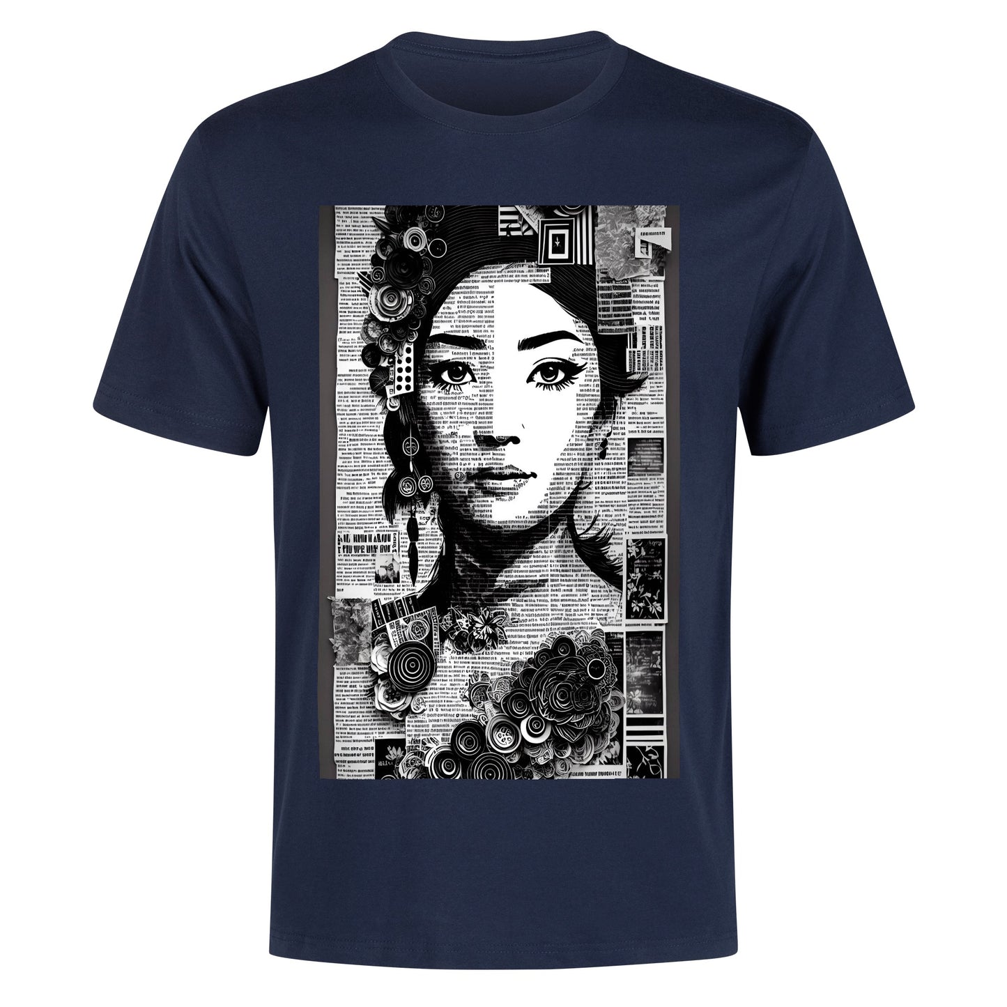 Men's Cotton Front Back Printing T Shirt