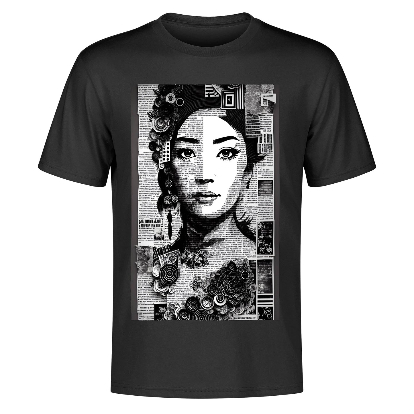 Men's Cotton Front Back Printing T Shirt