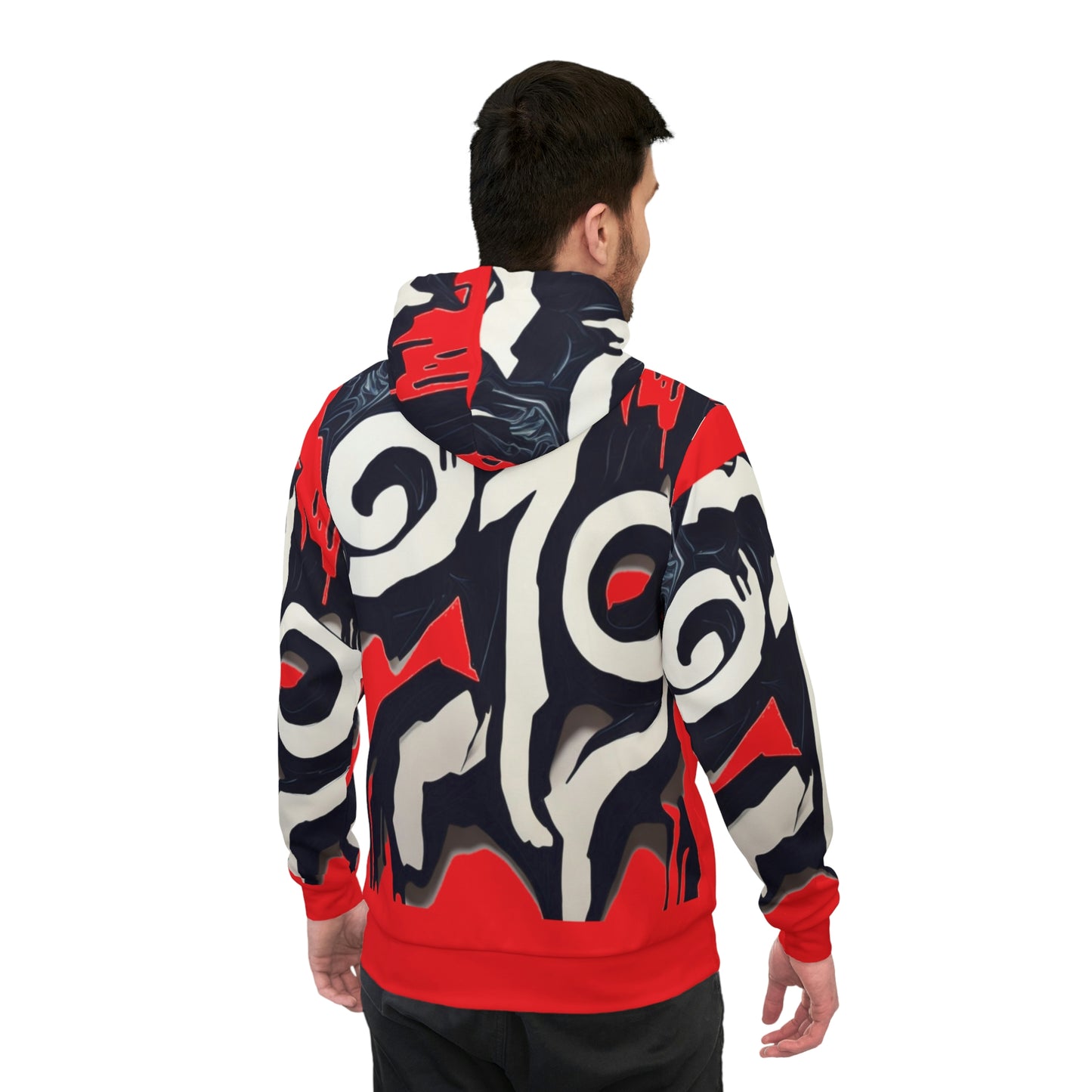 Abstract Athletic Hoodie