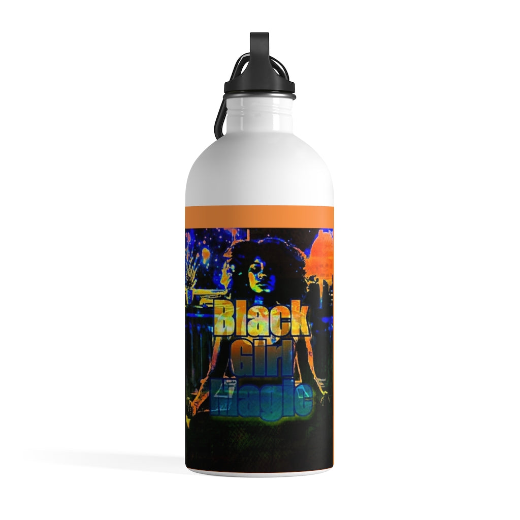 Black Girl Magic Stainless Steel Water Bottle