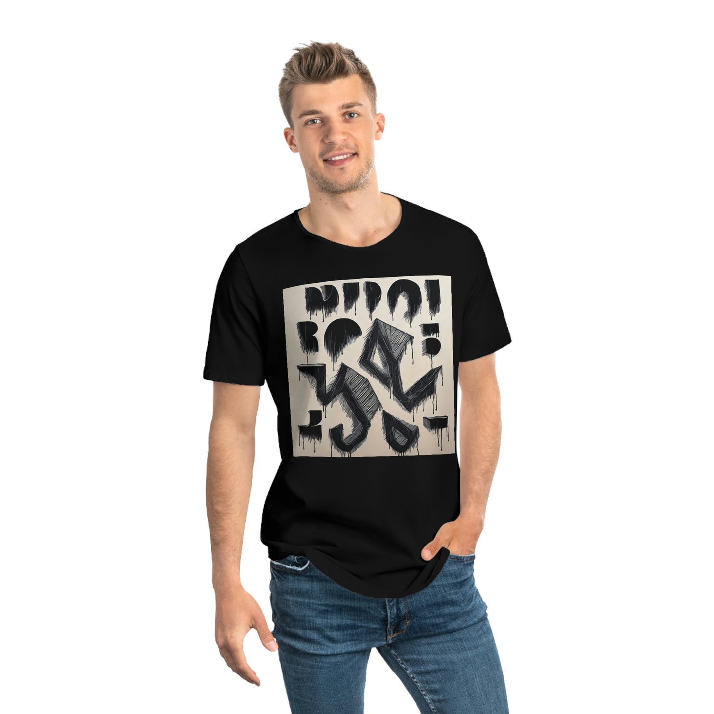 Men's Jersey Curved Hem Tee