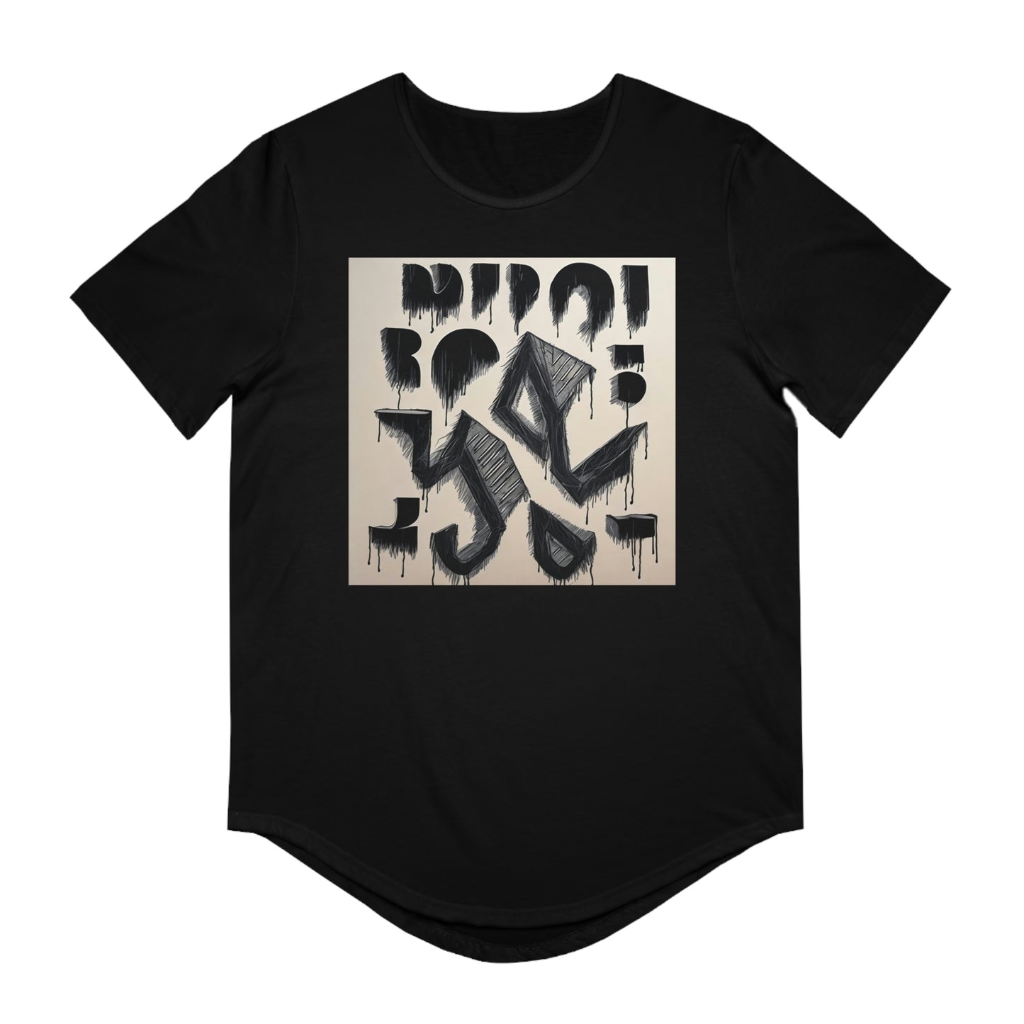 Men's Jersey Curved Hem Tee