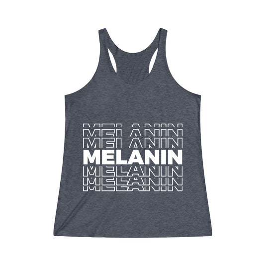 Melanin Women's Tri-Blend Racerback Tank