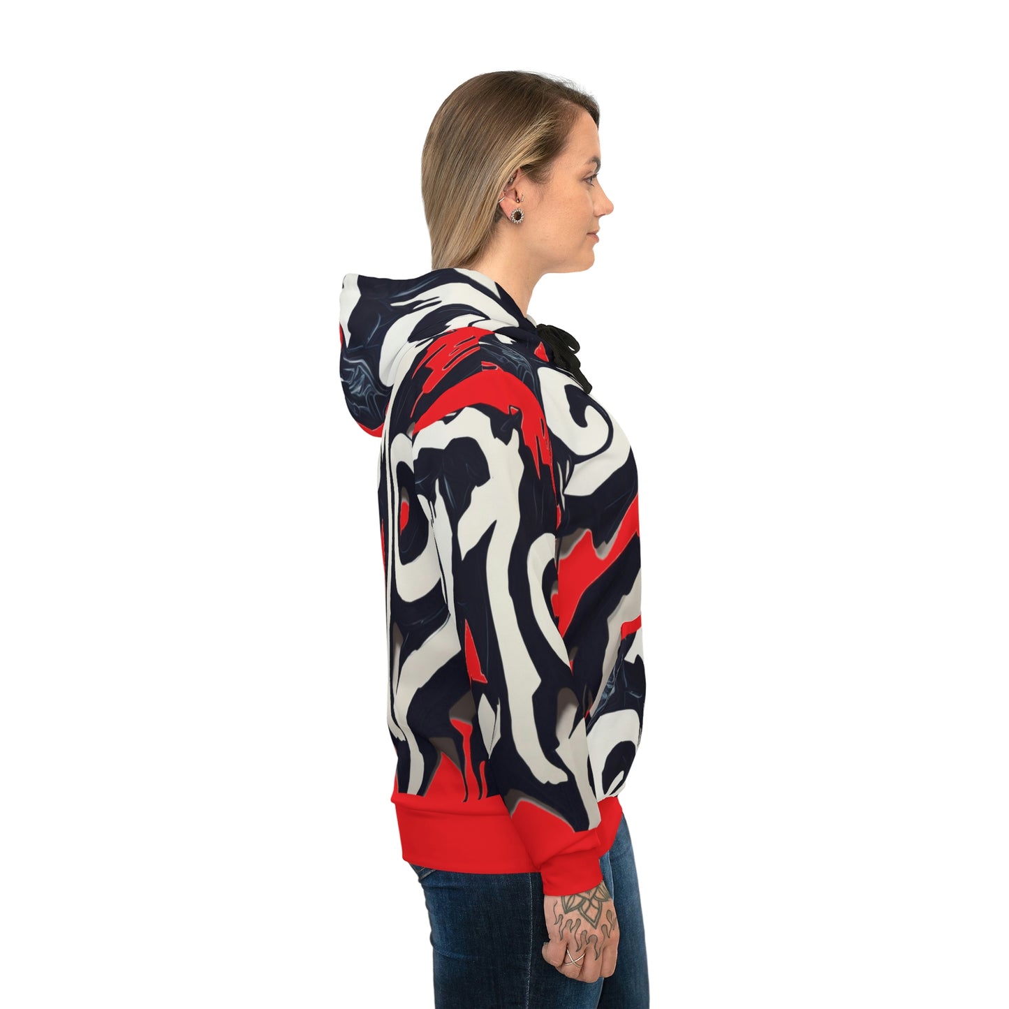 Abstract Athletic Hoodie