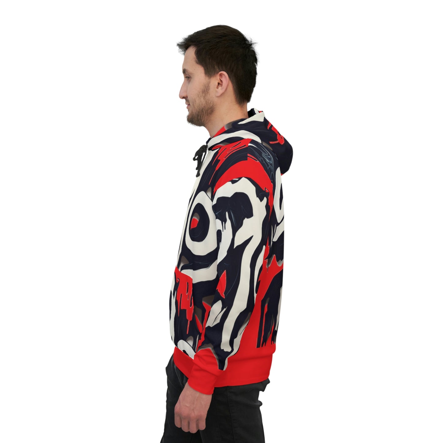 Abstract Athletic Hoodie