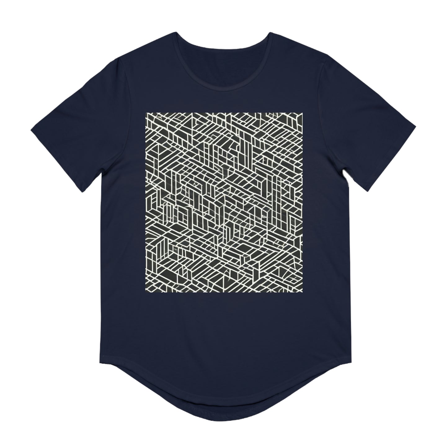 Men's Jersey Curved Hem Tee