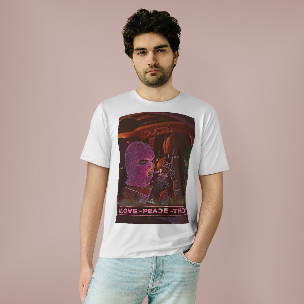 Queens Boutique Love Peace THC Cut & Sew T-Shirt