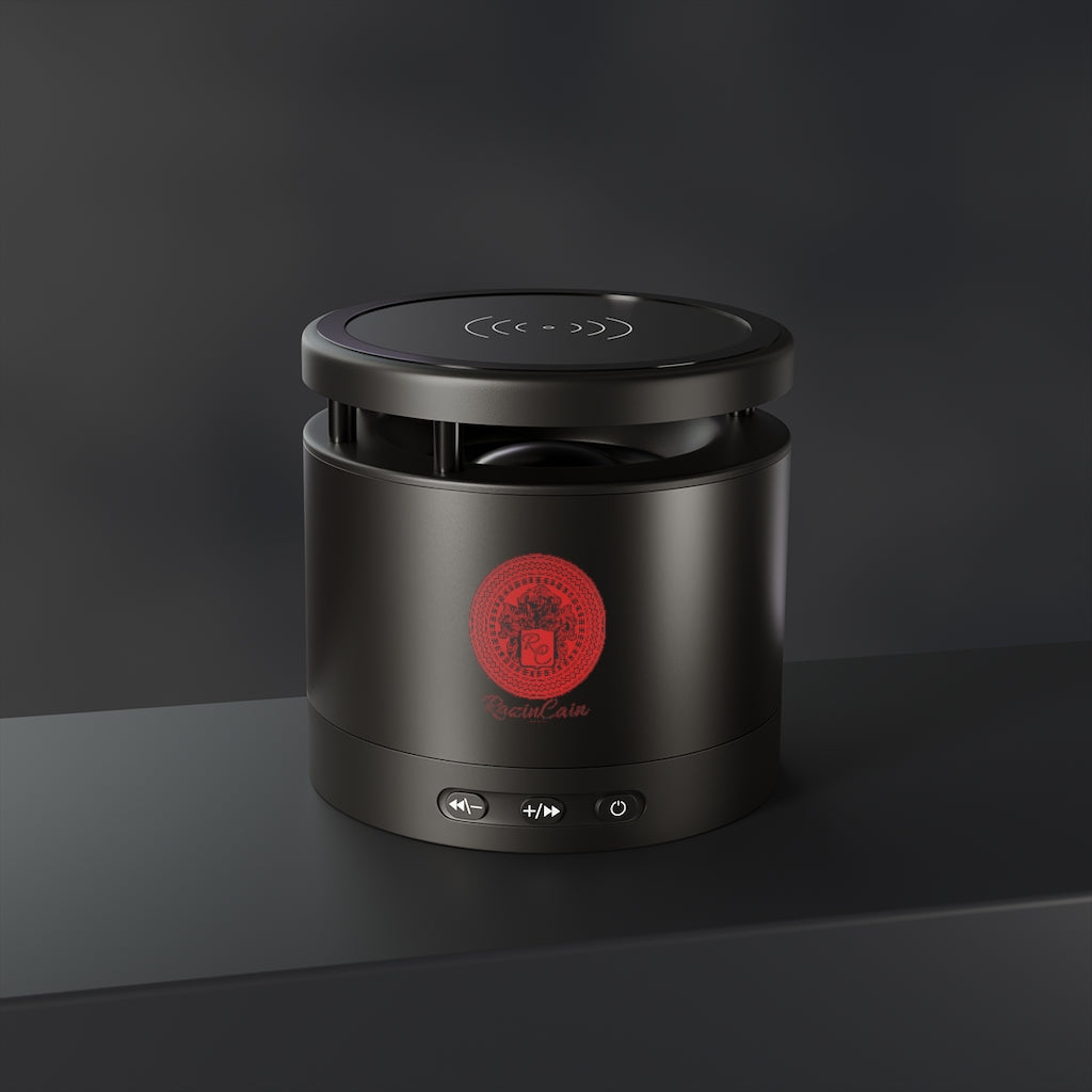 RazinCain Metal Bluetooth Speaker and Wireless Charging Pad