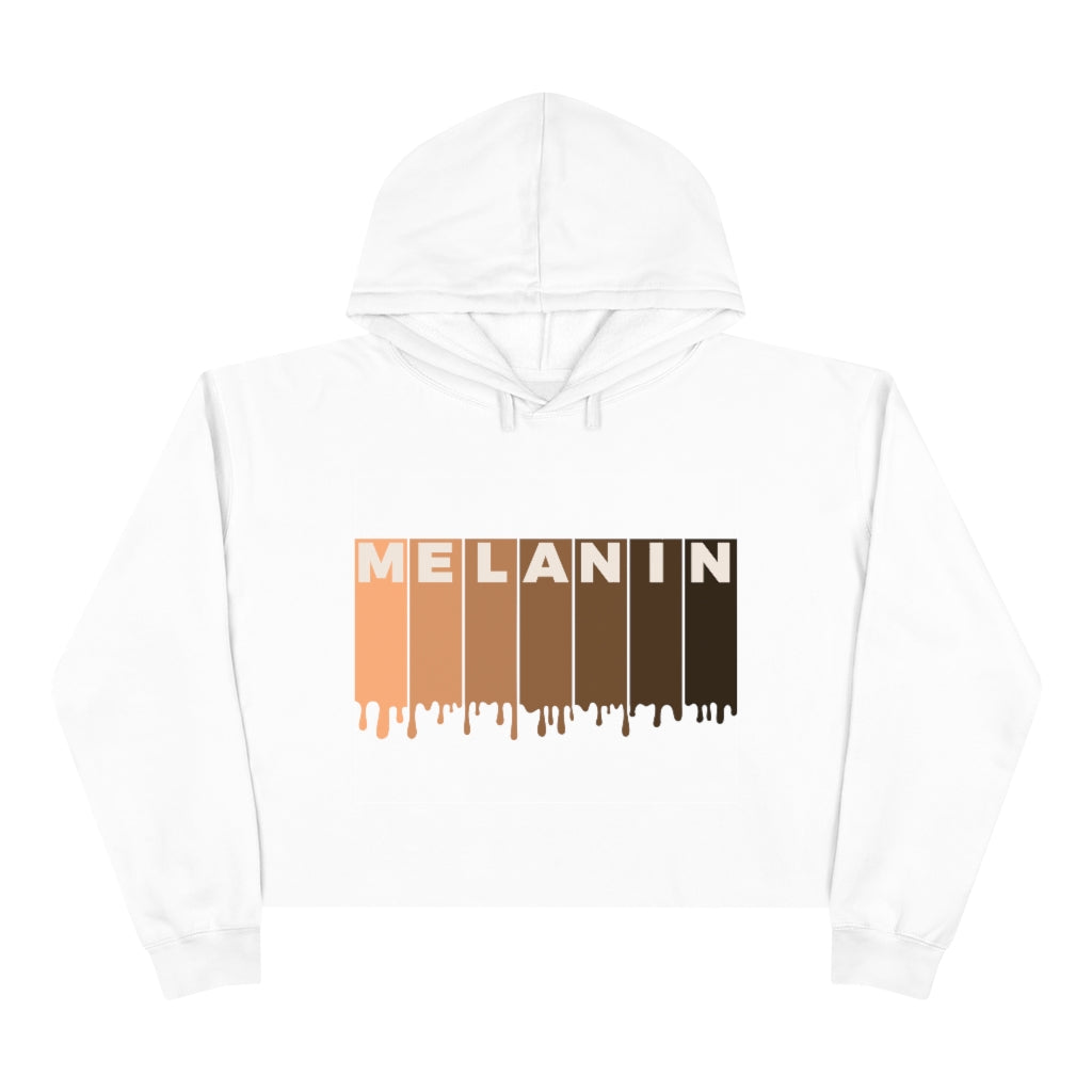 Drippin Melanin Crop Hoodie