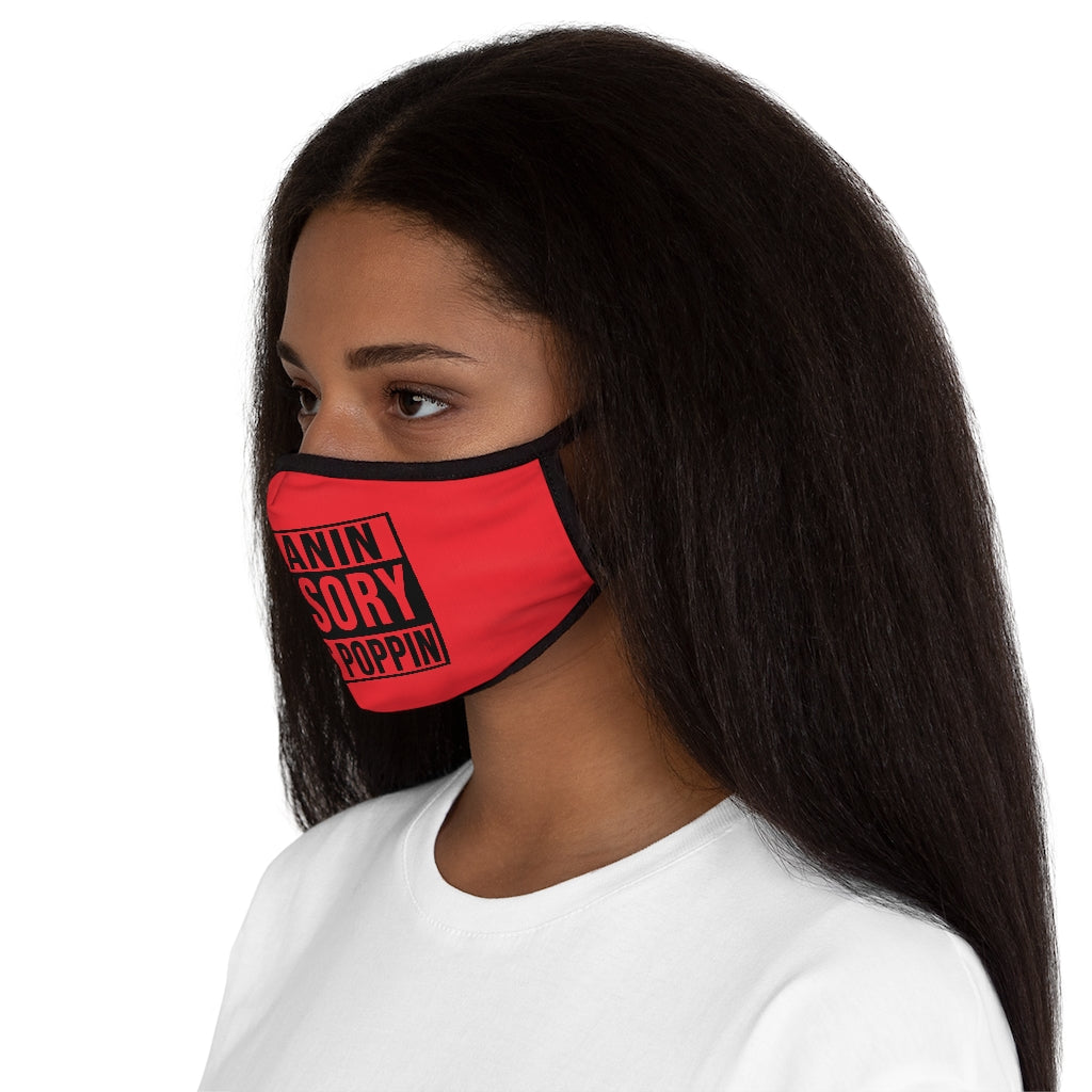 Melanin Advisory Fitted Polyester Face Mask