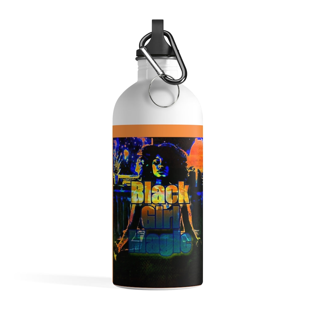 Black Girl Magic Stainless Steel Water Bottle
