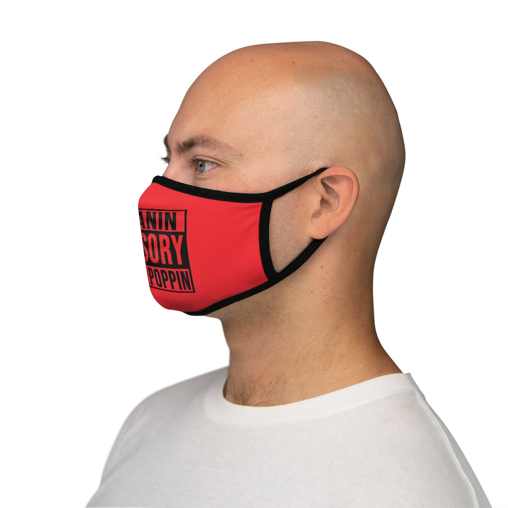 Melanin Advisory Fitted Polyester Face Mask