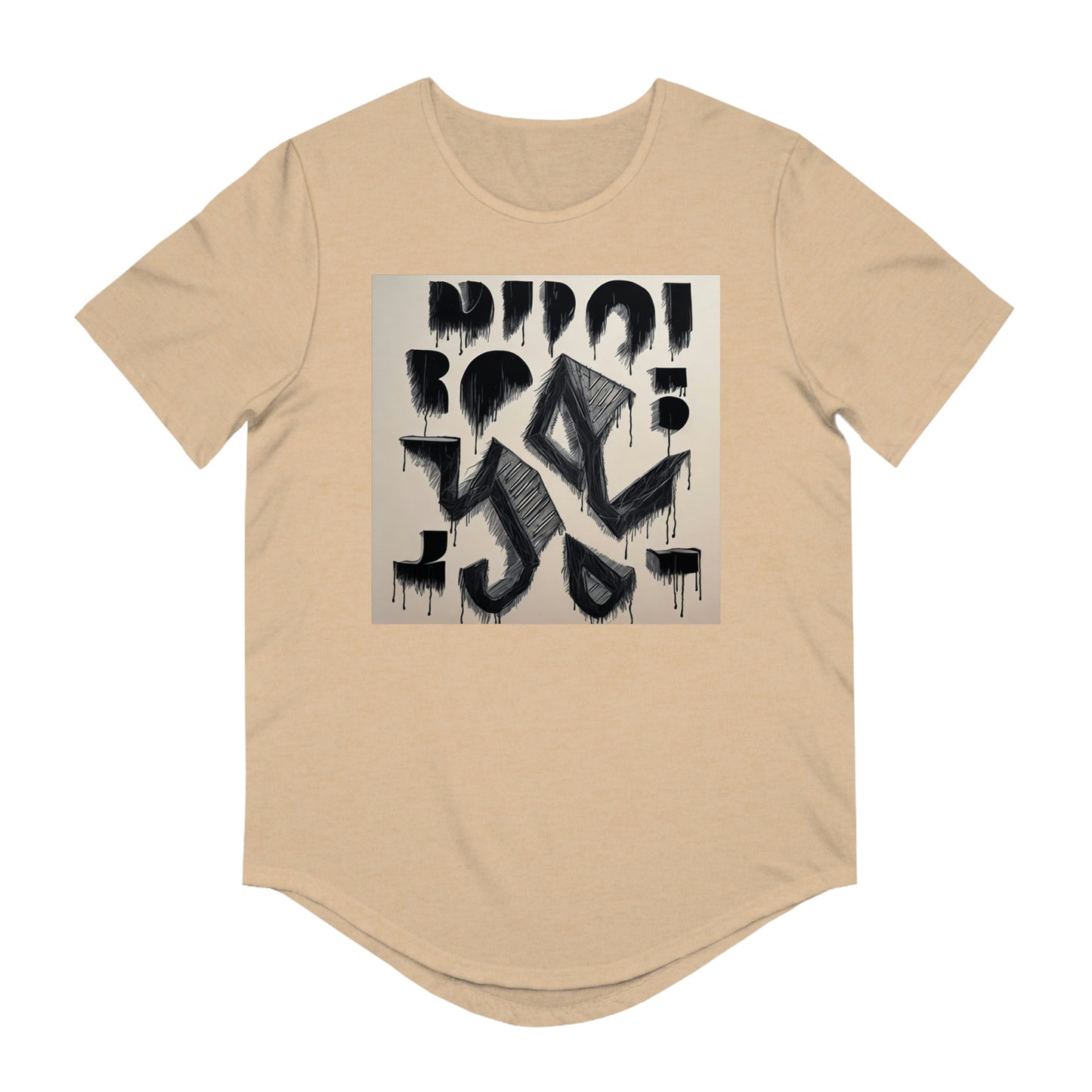 Men's Jersey Curved Hem Tee