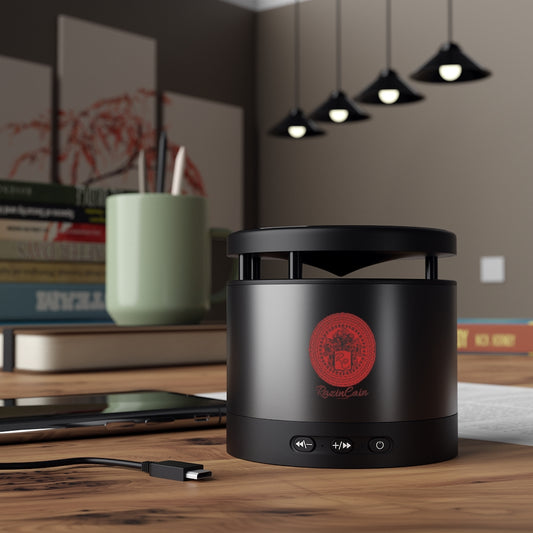 RazinCain Metal Bluetooth Speaker and Wireless Charging Pad